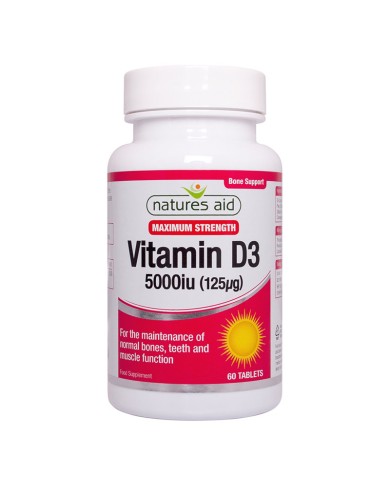 Natures Aid Vitamin D3 5000iu