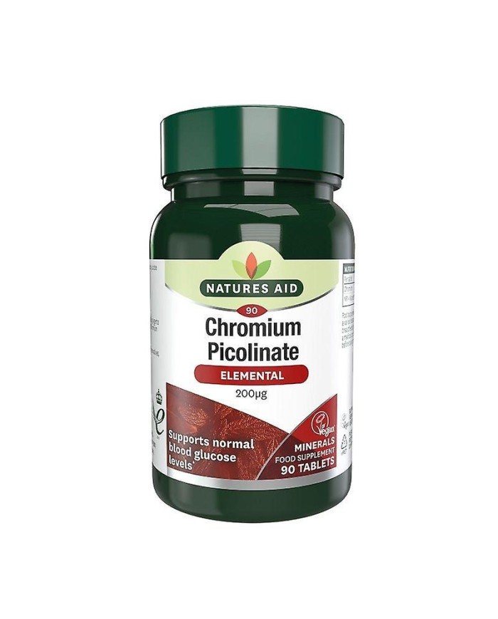 Natures Aid Chromium Picolinate 200ug
