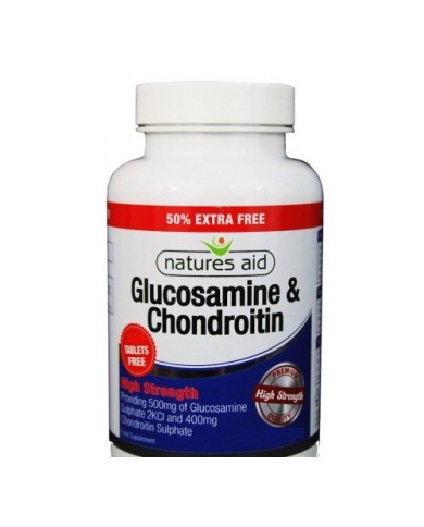 Natures Aid Glucosamine 500mg + Chondroitin 400mg 135 tablets