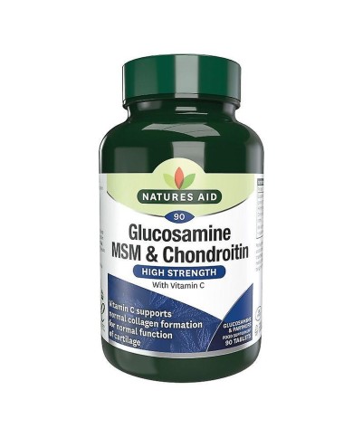 Natures Aid Glucosamine, MSM & Chondroitin