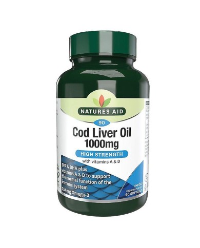 Natures Aid Cod Liver Oil 1000mg