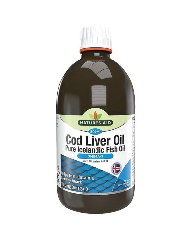 Natures Aid Cod Liver Oil Liquid