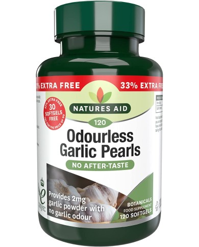 Natures Aid Odourless Garlic Pearls