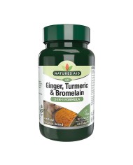 Natures Aid Ginger, Turmeric & Bromelain