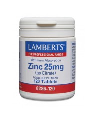 LAMBERTS Zinc 25mg (as Citrate) Maximum Absorption