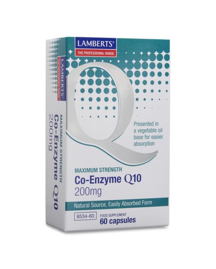 LAMBERTS Co-Enzyme Q10 200mg Maximum Strength