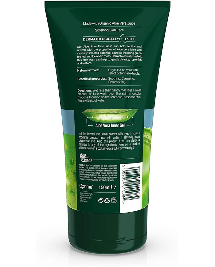 Aloe Pura, Organic Aloe Vera Face Wash 150ml
