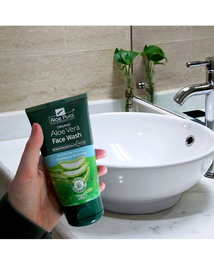 Aloe Pura, Organic Aloe Vera Face Wash 150ml