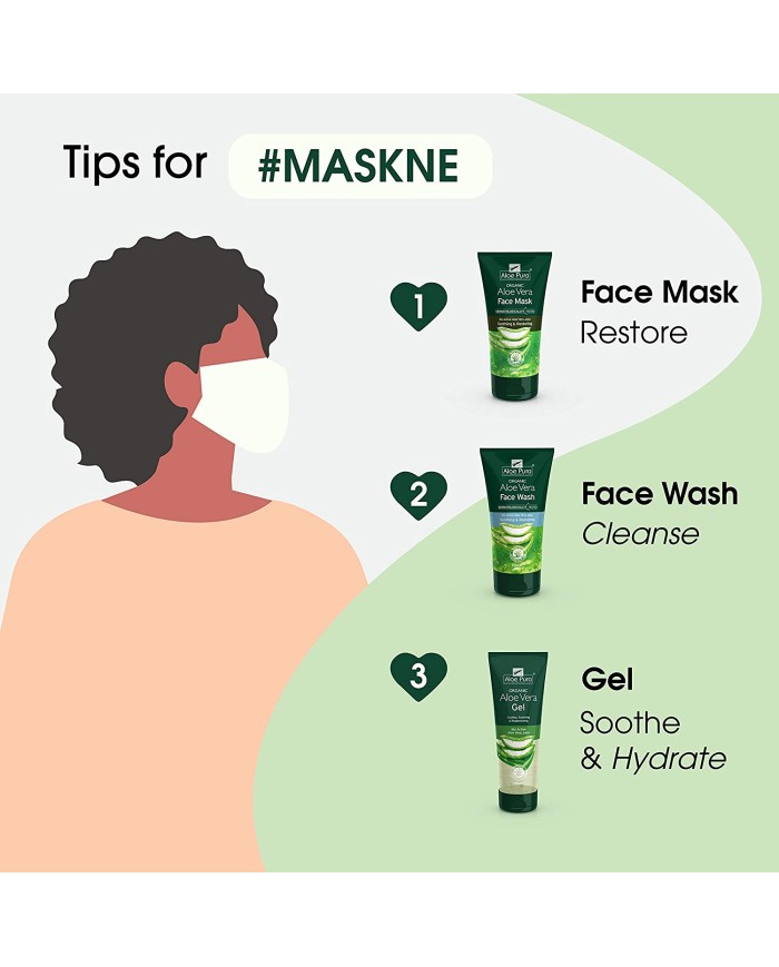 Aloe Pura, Organic Aloe Vera Face Mask 150ml