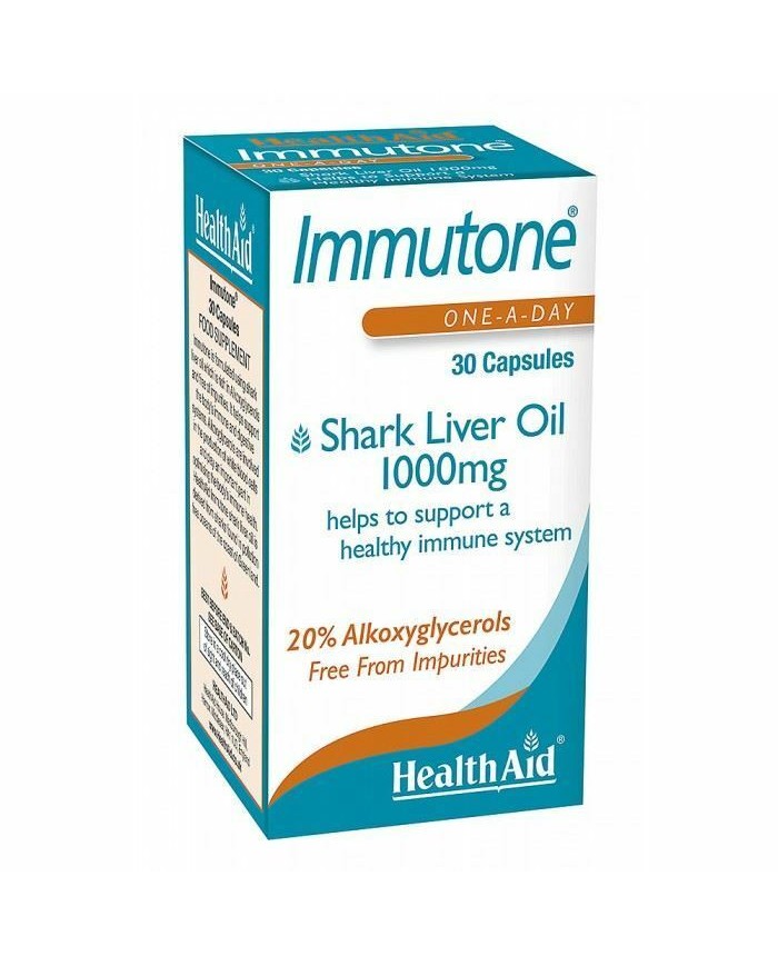HealthAid  Immutone® Shark Liver Oil 1000mg Capsules