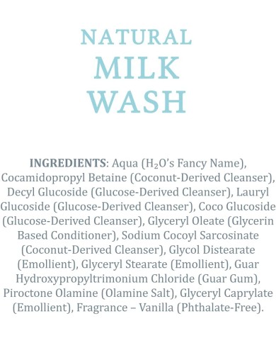 MooGoo Face and Body Milk Wash 500ml