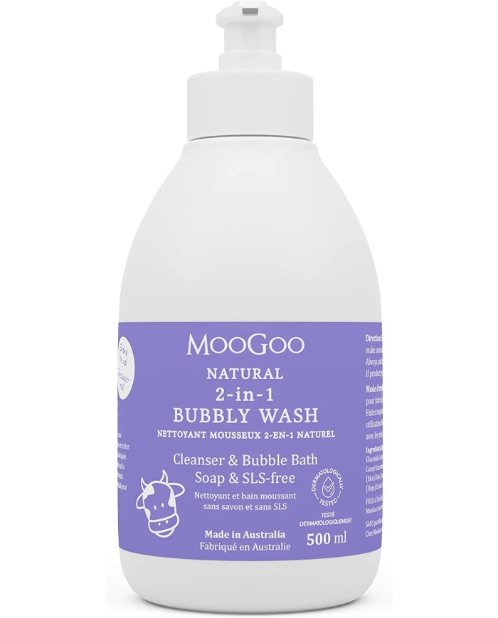 MooGoo 2-in-1 Bubbly Wash - A gentle cleansing baby bubble bath