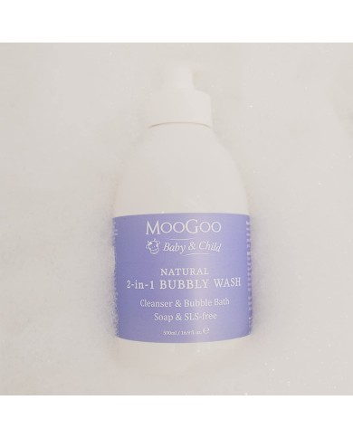 MooGoo 2-in-1 Bubbly Wash - A gentle cleansing baby bubble bath