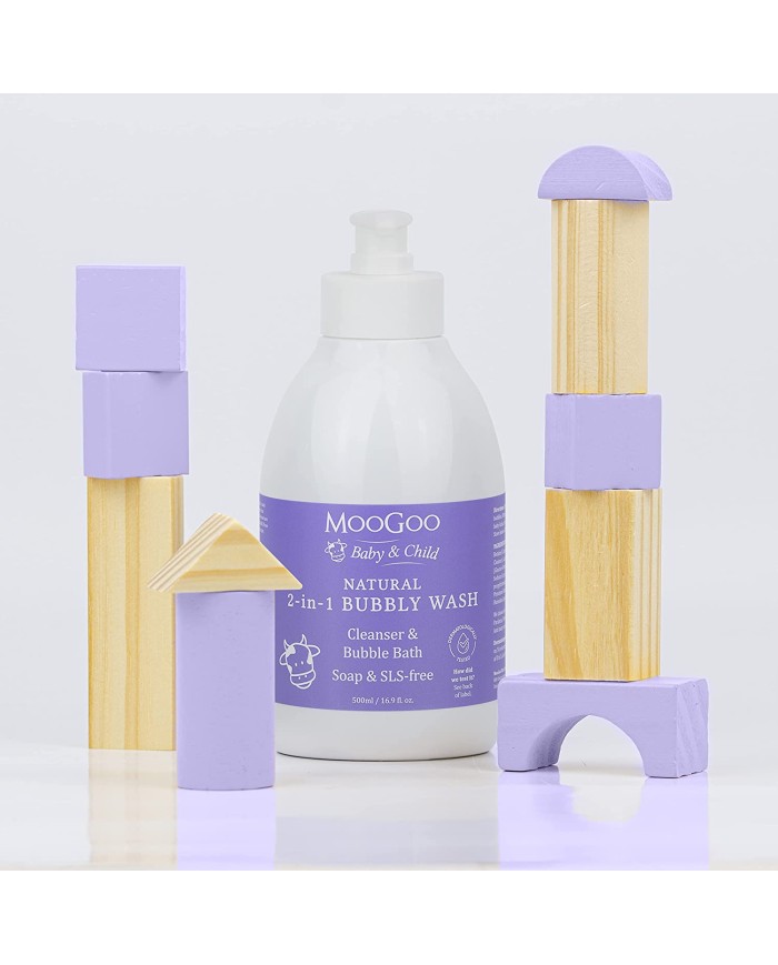 MooGoo 2-in-1 Bubbly Wash - A gentle cleansing baby bubble bath
