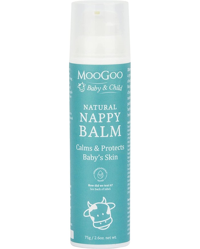 MooGoo Nappy Balm - A naturally gentle diaper cream for sensitive baby skin