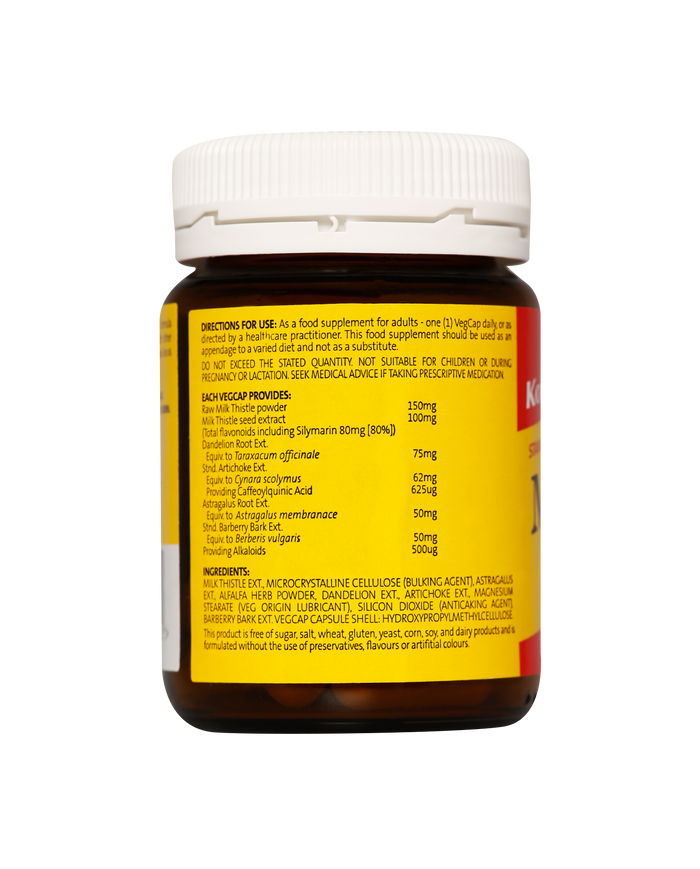 Kordels Milk Thistle Plus 30 Veg Caps
