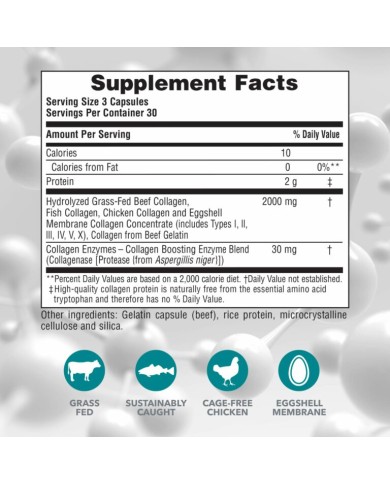 Nature's Plus Collagen Peptides Capsules