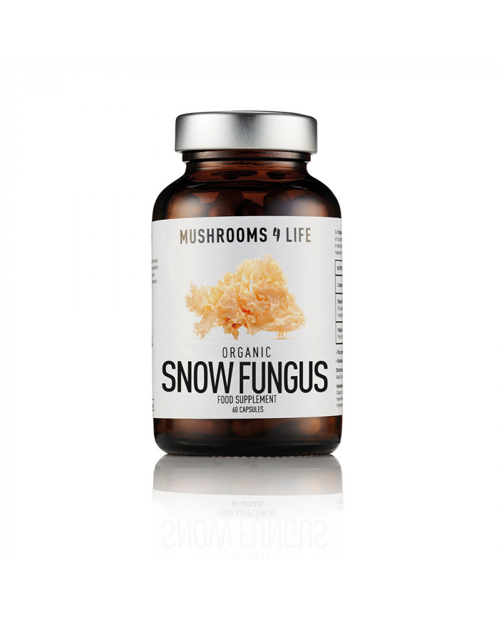 Mushrooms 4 Life  Organic Snow Fungus Mushroom - 60 Capsules