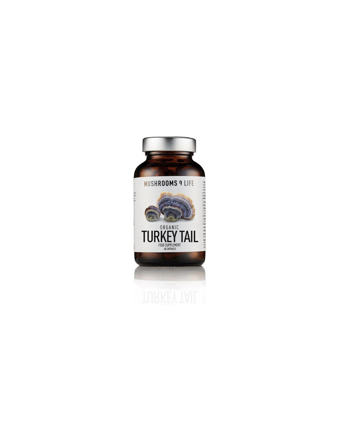 Mushrooms 4 Life Organic Turkey Tail Mushroom - 60 Capsules