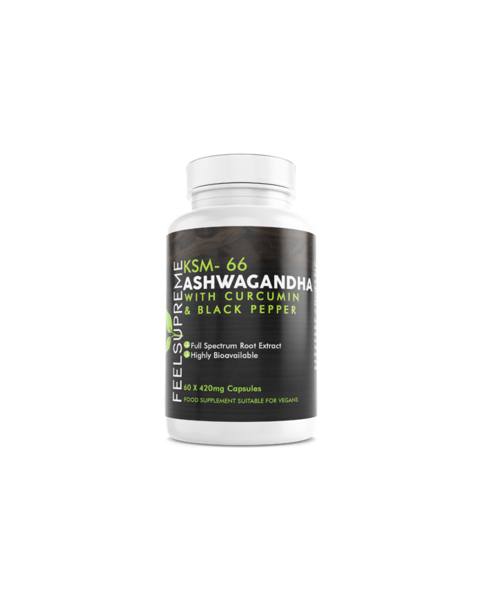 FeelSupreme KSM66 Ashwagandha with Curcumin