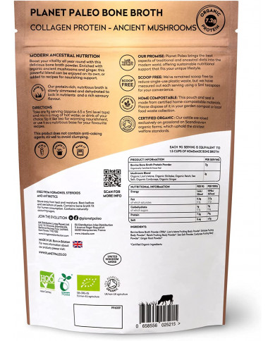 Planet Paleo  Organic Bone Broth - Ancient Mushrooms