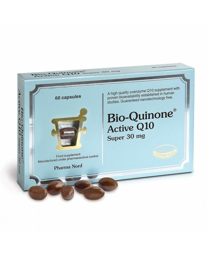 Pharma Nord Bio-Quinone Q10 Oil Based Capsules For Energy 30mg - 60 Pack