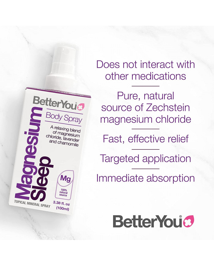 BetterYou Magnesium Sleep Body Spray 100ml