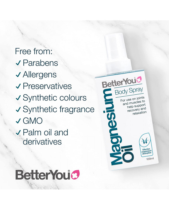 BetterYou magnesium oil original spray 100ml