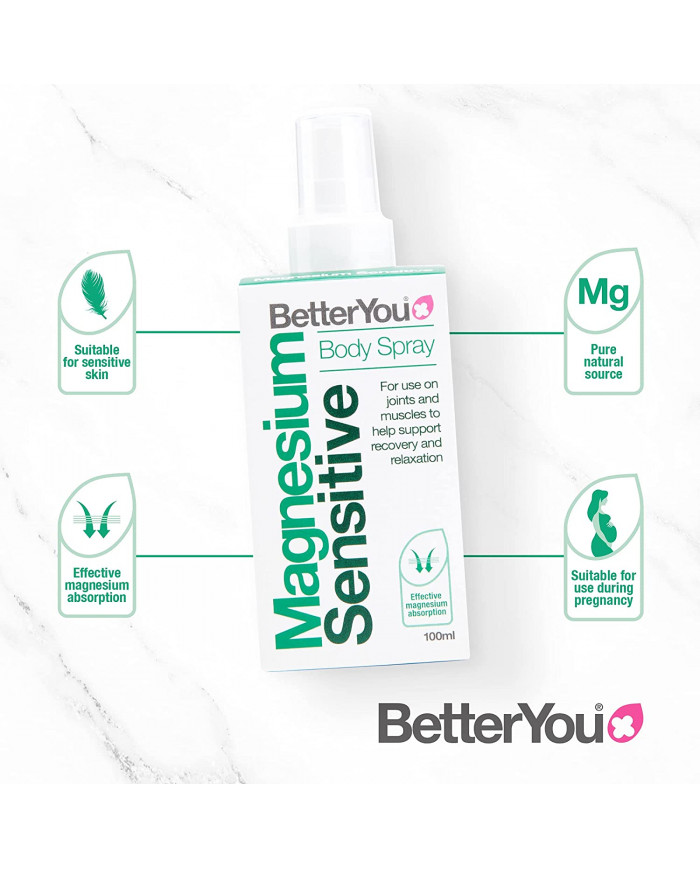 BetterYou magnesium oil Sensitive spray 100ml
