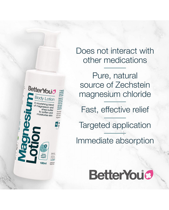 BetterYou Magnesium Body Lotion 180ml