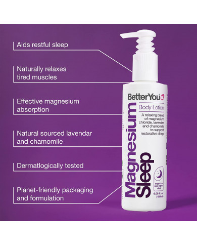 BetterYou Magnesium Sleep Lotion 180ml
