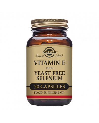 Solgar Vitamin E with Yeast ree Selenium 100 Capsules