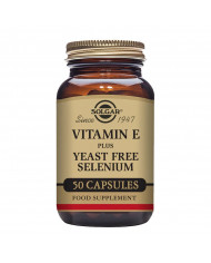 Solgar Vitamin E with Yeast ree Selenium 100 Capsules