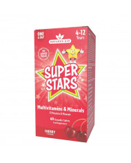 Natures Aid Super Stars Multivitamin & Minerals 60 Chewable Tablets