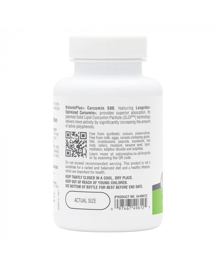 Natures Plus pro Curcumin longvida 60 Caps