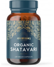 AYURVEDIQ WELLNESS Organic Shatavari 120 capsules