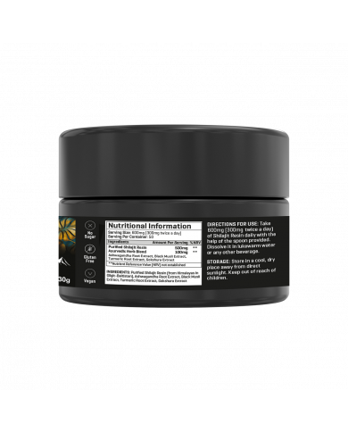 The Good Guru Gold Shilajit Resin + Ashwagandha