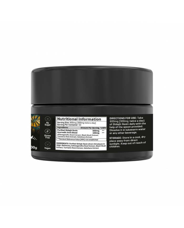 The Good Guru Gold Shilajit Resin + Ashwagandha