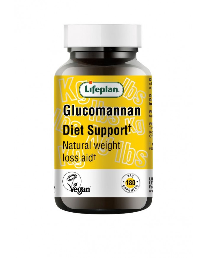 Life Plan Glucomannan 180 Capsules