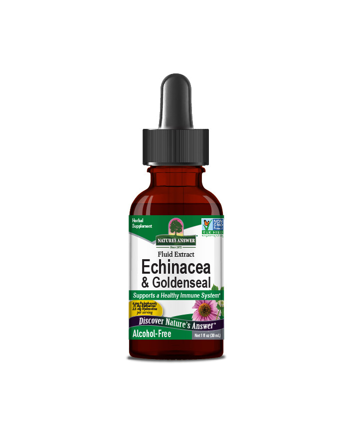 Nature's Answer Echinacea and Goldenseal Root Alcohol Free 1oz