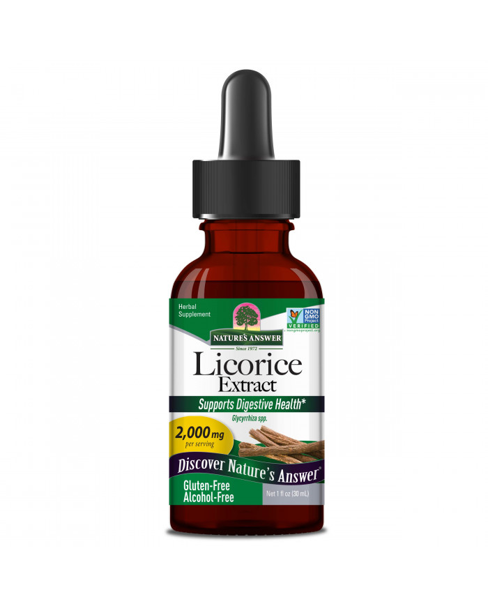 Nature's Answer Licorice Root Liquid Extract 1oz Alcohol-Free