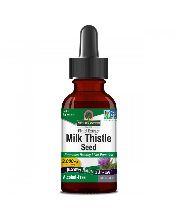 Nature's Answer Milk Thistle 1oz Alcohol Free