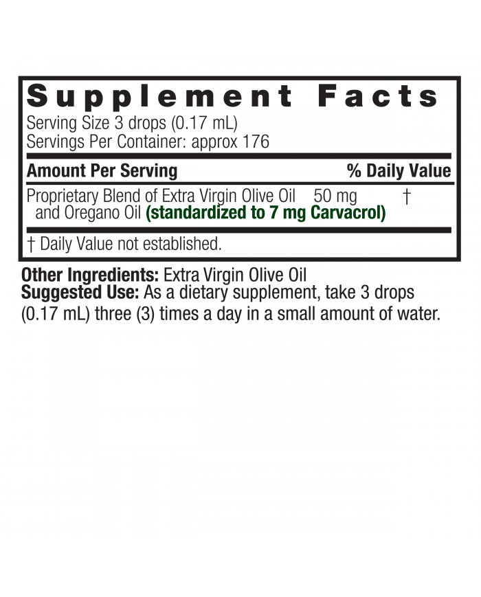 Nature's Answer Oil of Oregano 1oz Alcohol Free