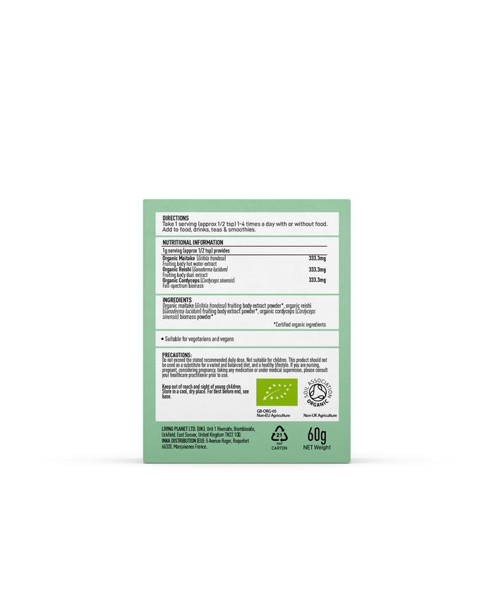 Organic Mycomplex Extract Powder 60g