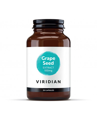 Viridian Grape Seed Extract - 30 x 100mg Vegicaps