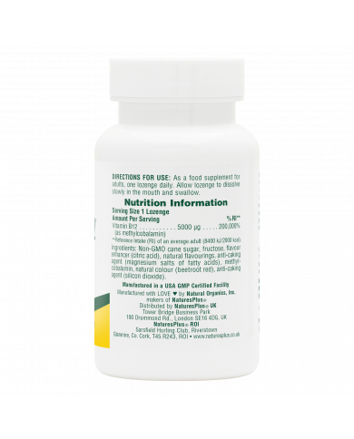Nature's Plus Shot-O-B12 Lozenges