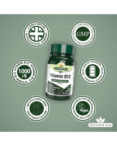 Natures Aid Vitamin B12 (Sublingual)