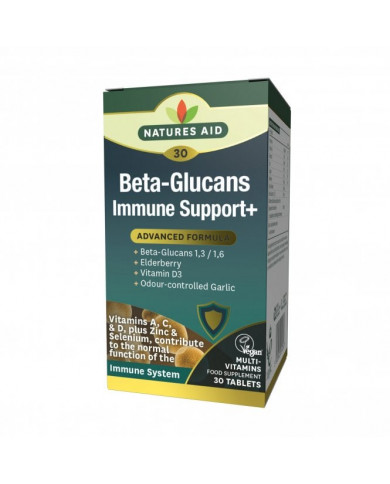 Natures Aid Beta-Glucans Immune Support+