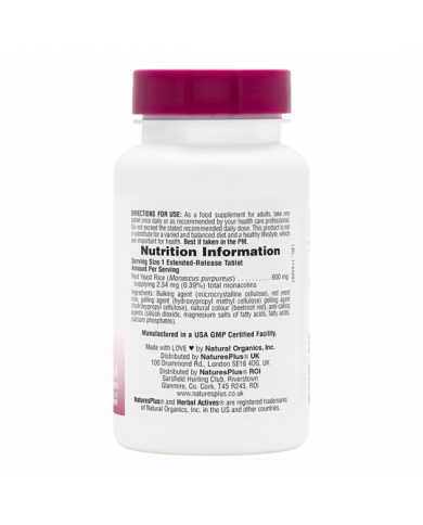 Nature's Plus Herbal Actives Red Yeast Rice