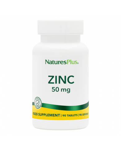 Nature's Plus Zinc 50 mg Tablets